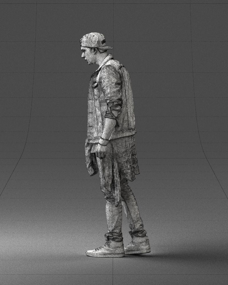 Man in jeans 1053 3D Print Ready 3D print model_26