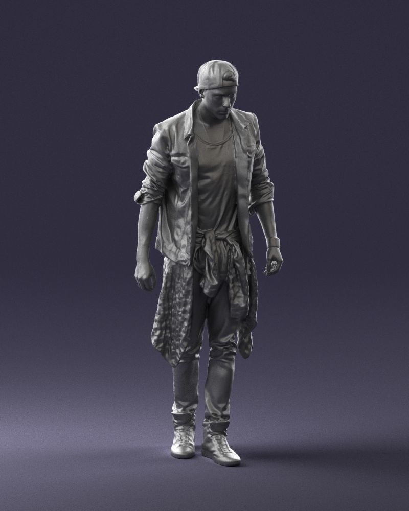 Man in jeans 1053 3D Print Ready 3D print model_7
