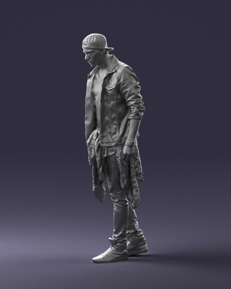 Man in jeans 1053 3D Print Ready 3D print model_28