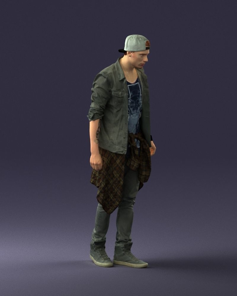 Man in jeans 1053 3D Print Ready 3D print model_9