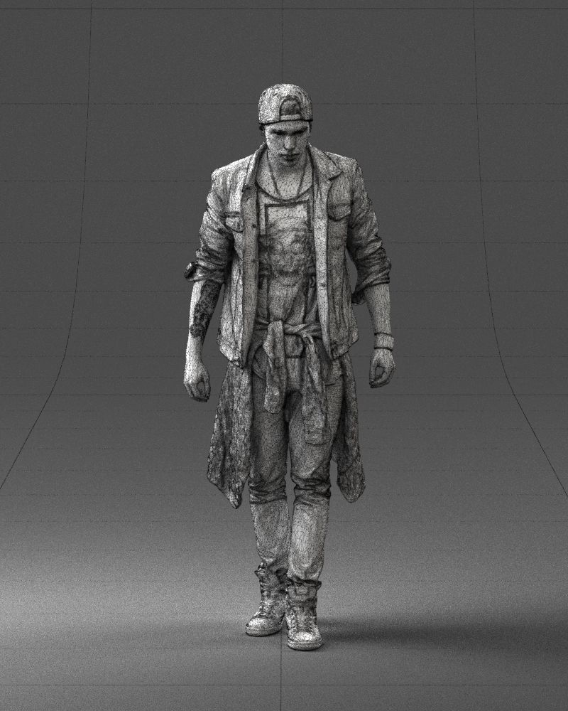 Man in jeans 1053 3D Print Ready 3D print model_5