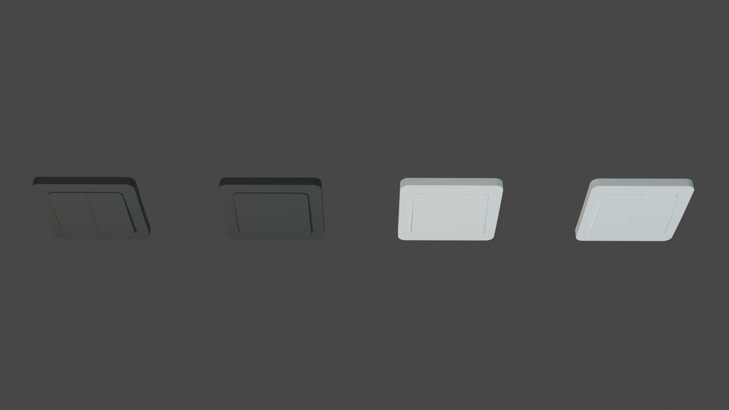 Electrical Switches Low-Poly 3D Model Free low-poly 3D model_7