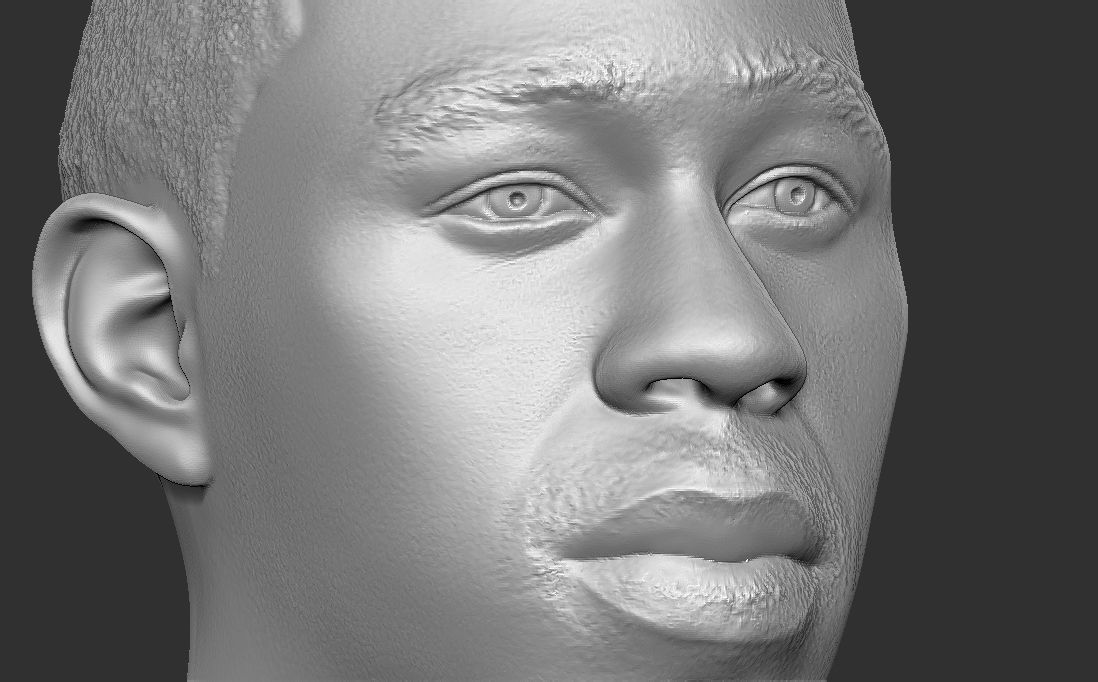 Tyler The Creator bust for 3D printing 3D print model_18