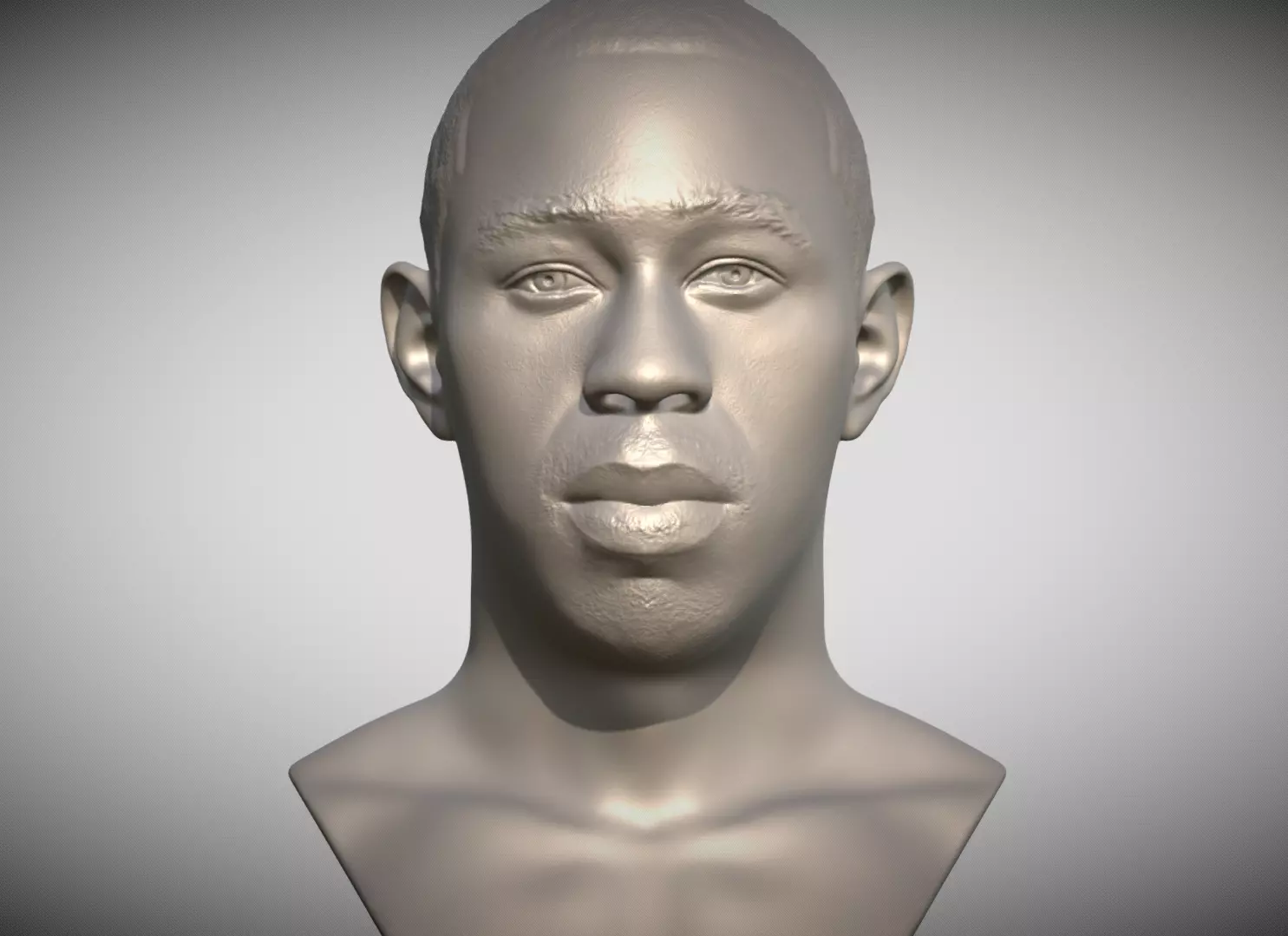 Tyler The Creator bust for 3D printing 3D print model_0
