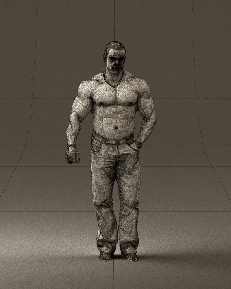 Gymguy toples 0768 3D model_2