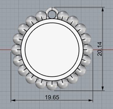 Pisces Zodiac Sign Pendant Charm 3D Print Model 3D print model_1