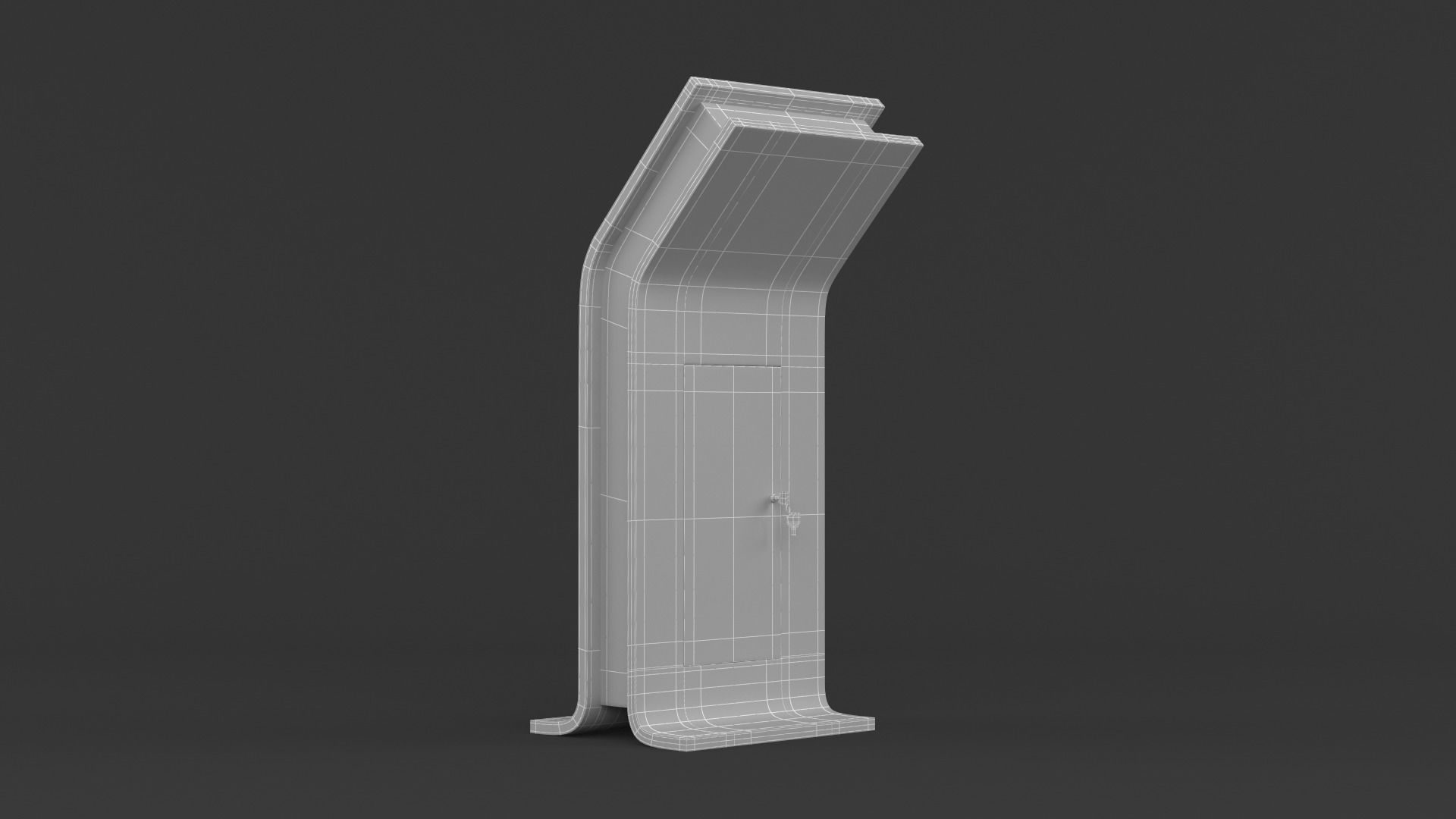 Information Kiosk 3D model_9