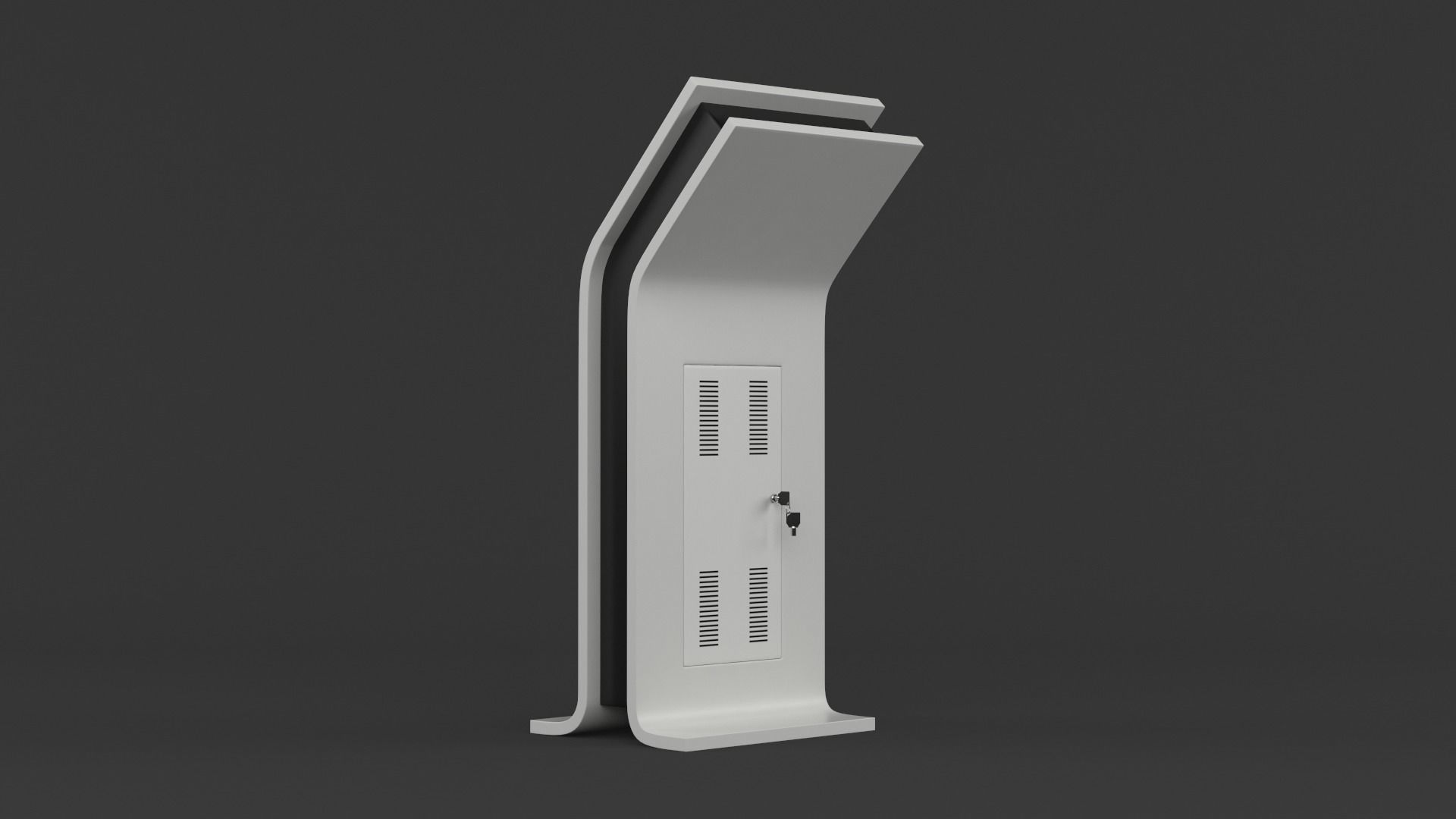 Information Kiosk 3D model_3