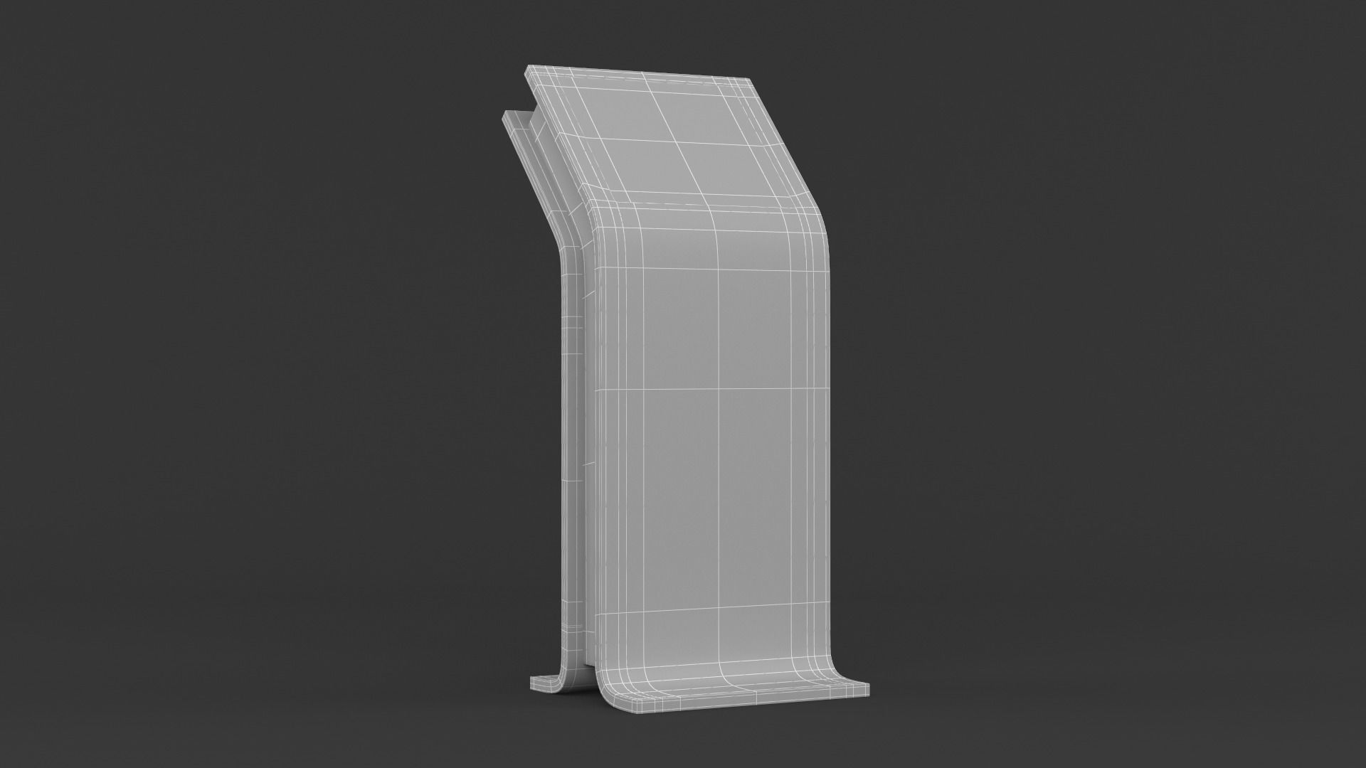 Information Kiosk 3D model_11