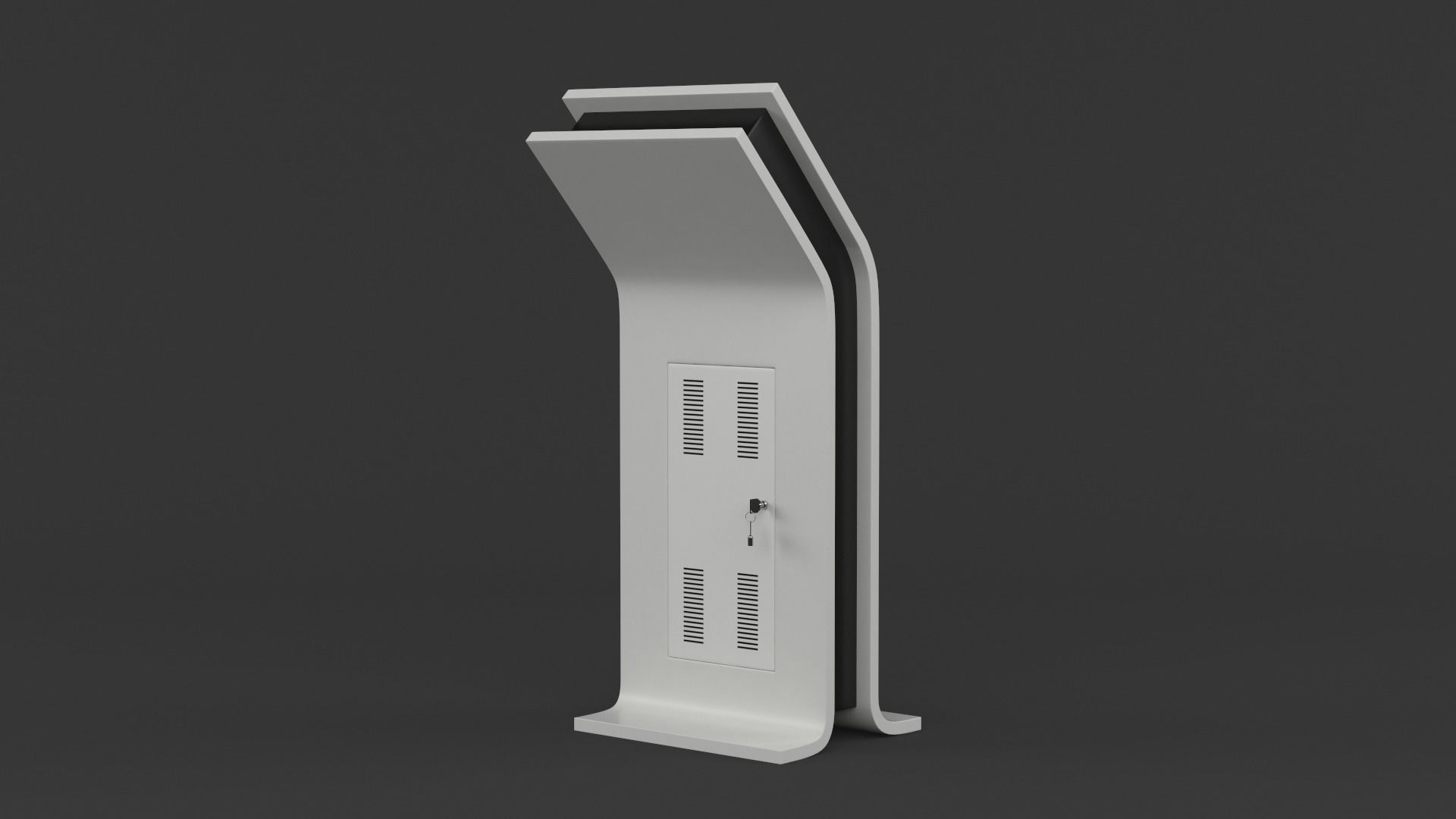 Information Kiosk 3D model_4