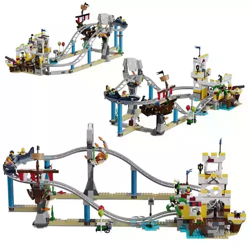 Lego - 31084 Pirate Roller Coaster 3D model