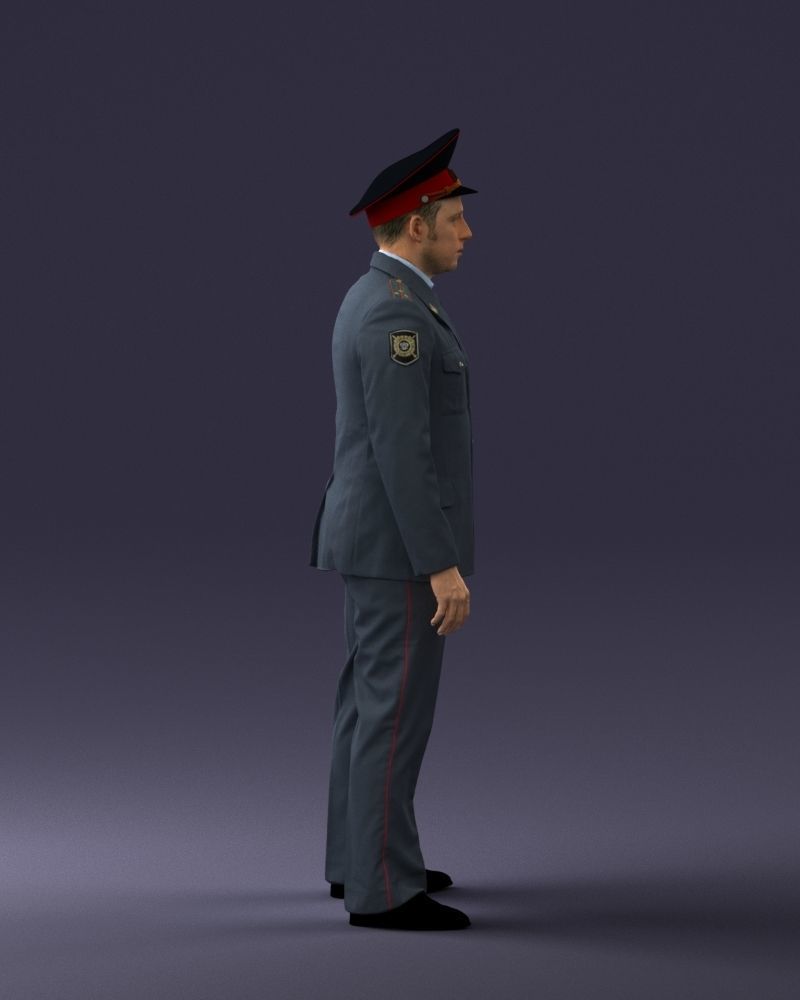000244 Man in Police Uniform 0118 3D model_13