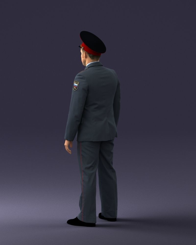000244 Man in Police Uniform 0118 3D model_22