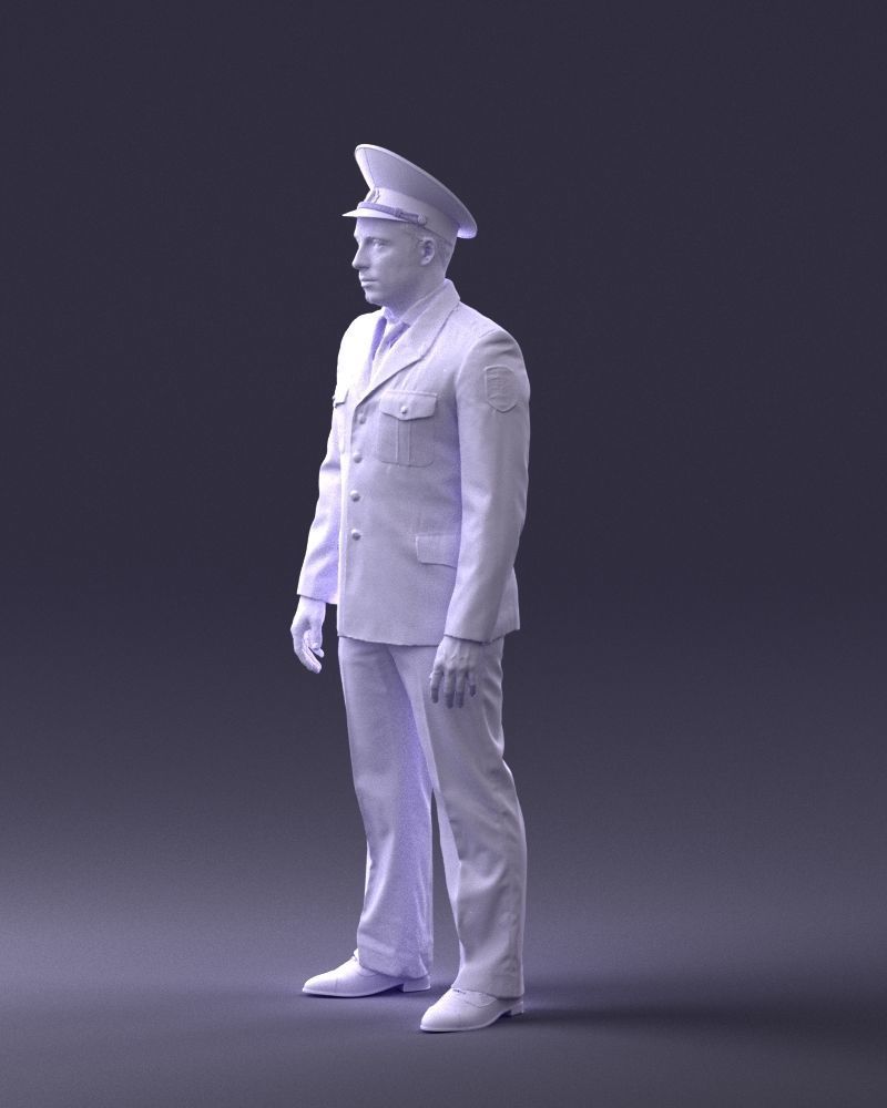 000244 Man in Police Uniform 0118 3D model_29