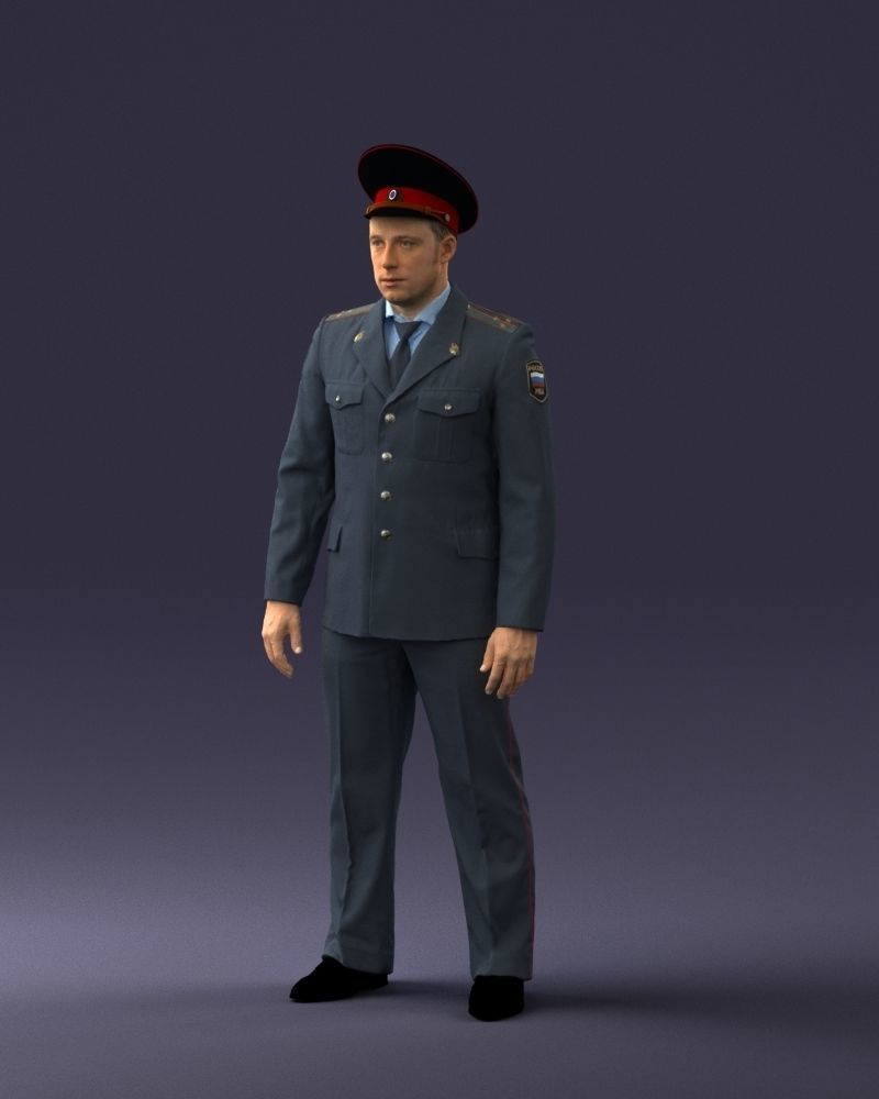 000244 Man in Police Uniform 0118 3D model_31
