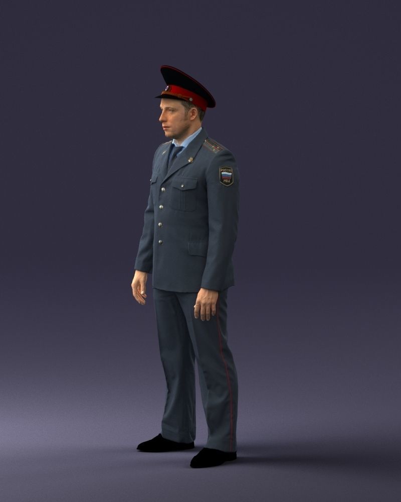000244 Man in Police Uniform 0118 3D model_28