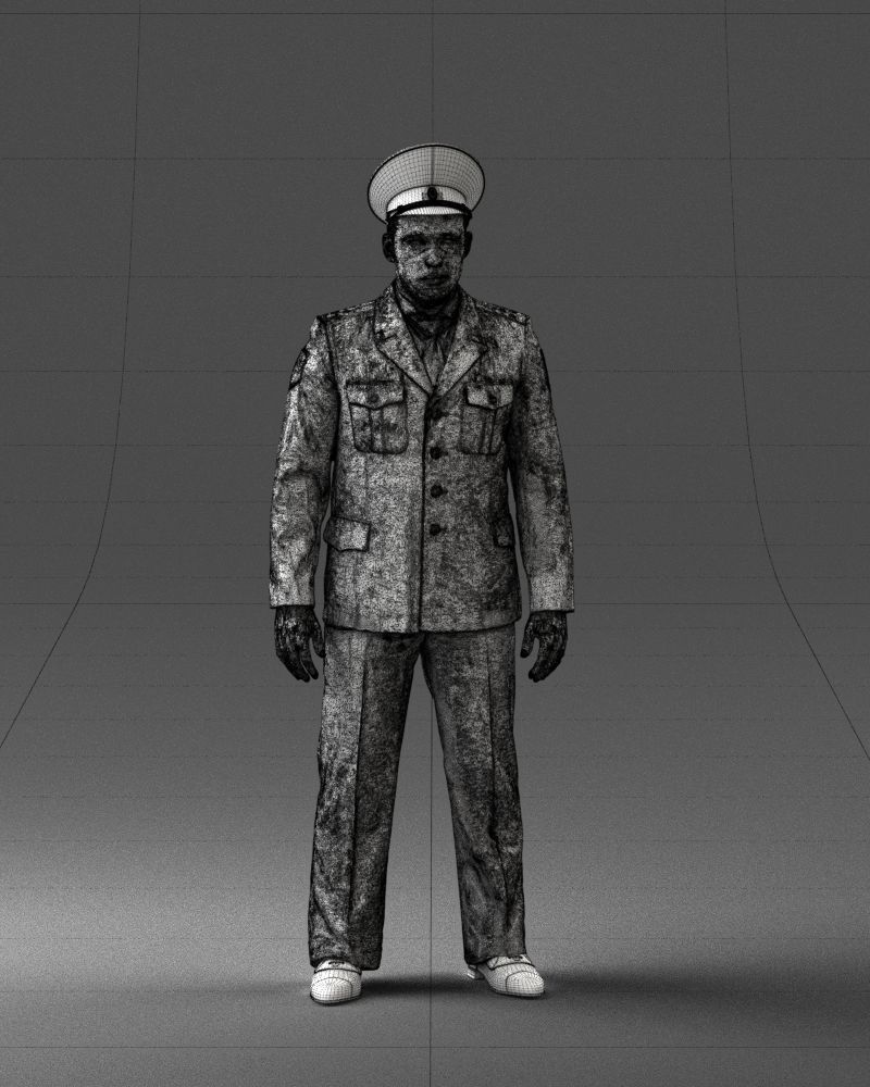 000244 Man in Police Uniform 0118 3D model_6