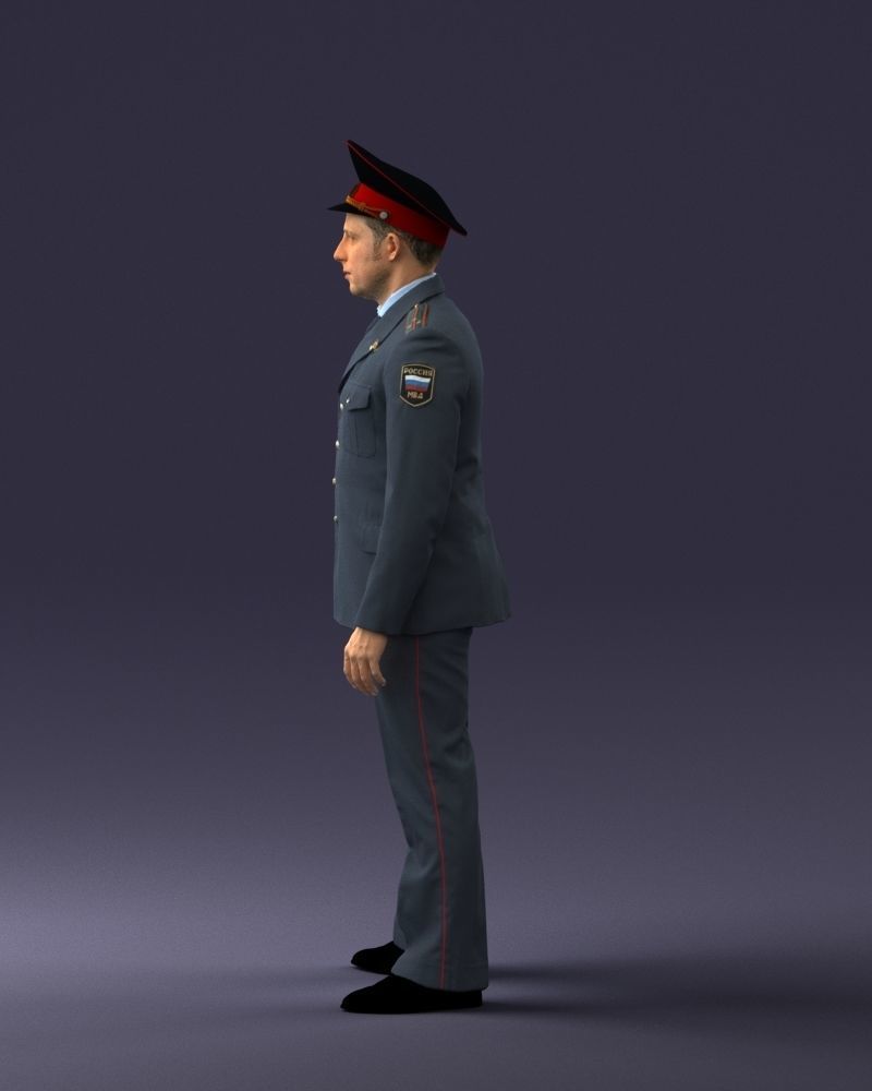 000244 Man in Police Uniform 0118 3D model_25