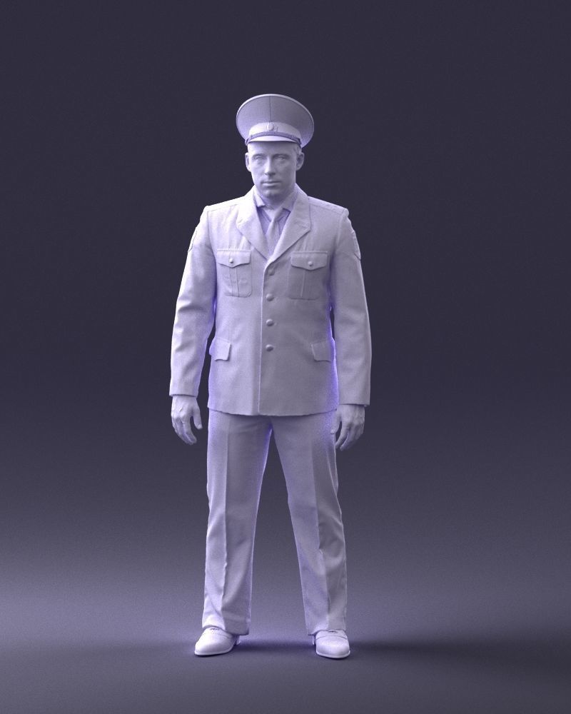 000244 Man in Police Uniform 0118 3D model_35