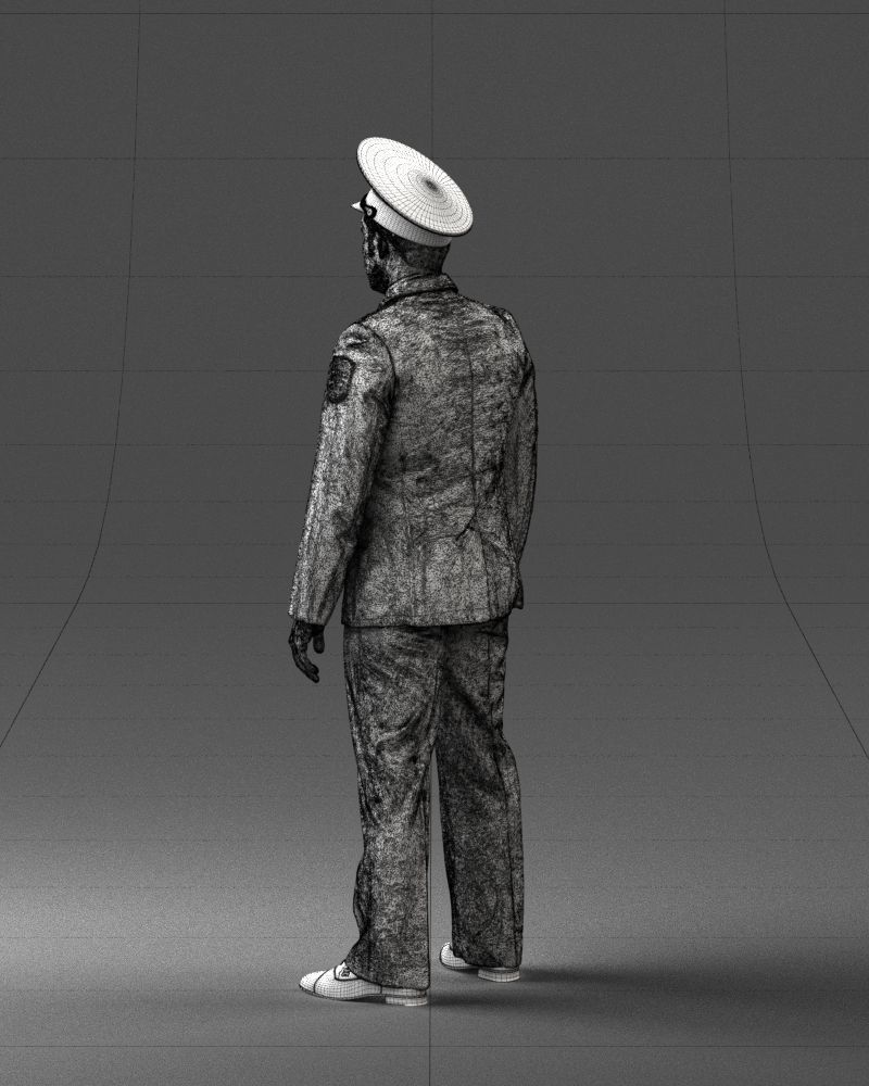 000244 Man in Police Uniform 0118 3D model_24