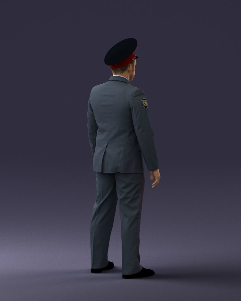 000244 Man in Police Uniform 0118 3D model_16