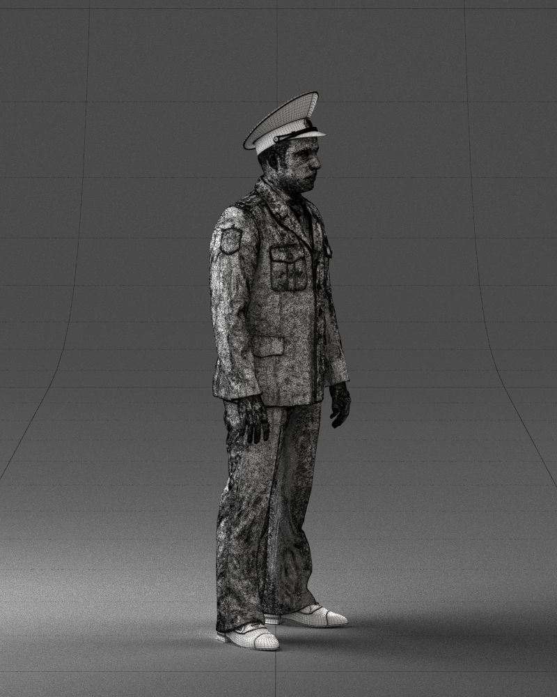 000244 Man in Police Uniform 0118 3D model_12