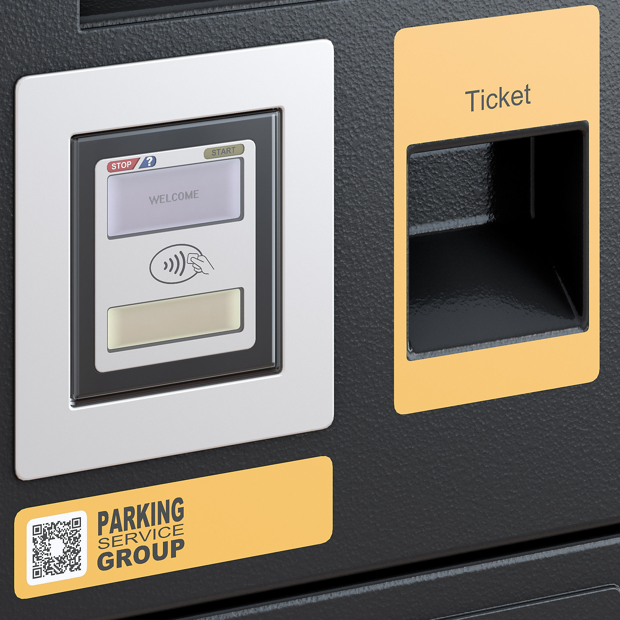 Parking meter 3D model_9