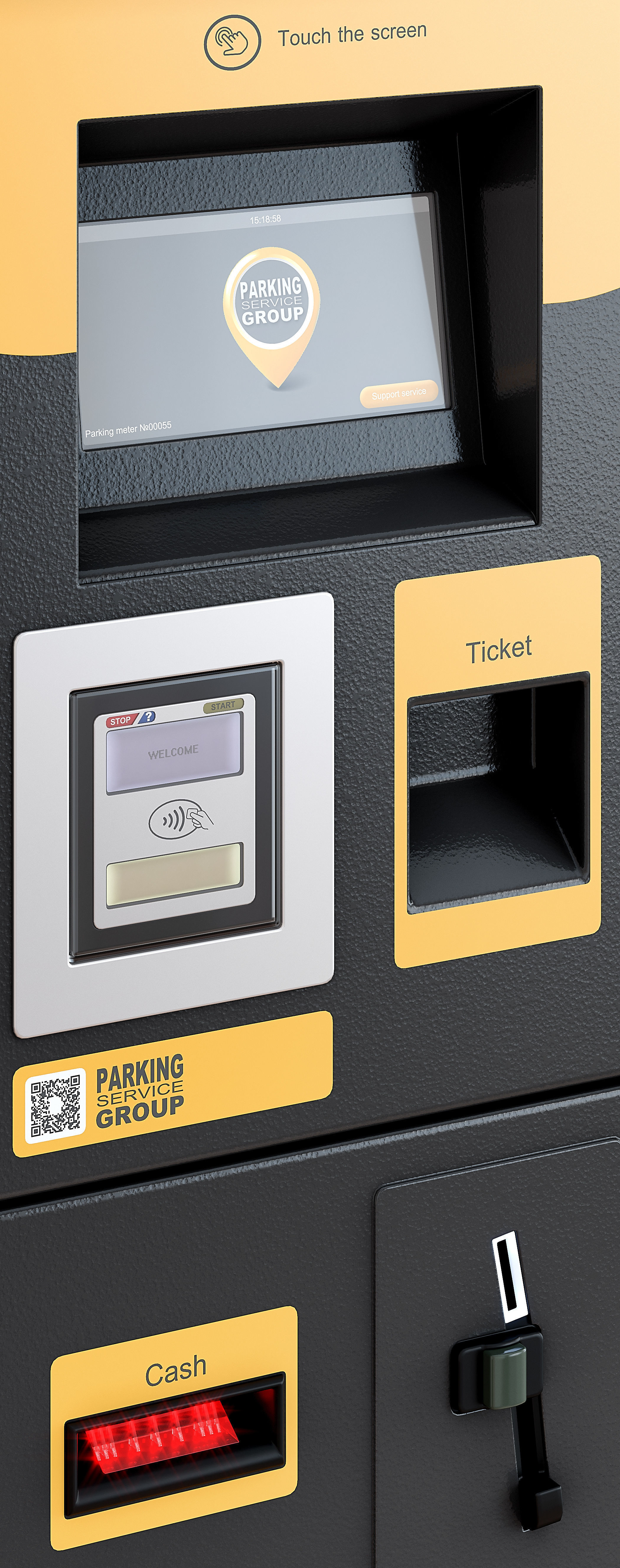 Parking meter 3D model_16