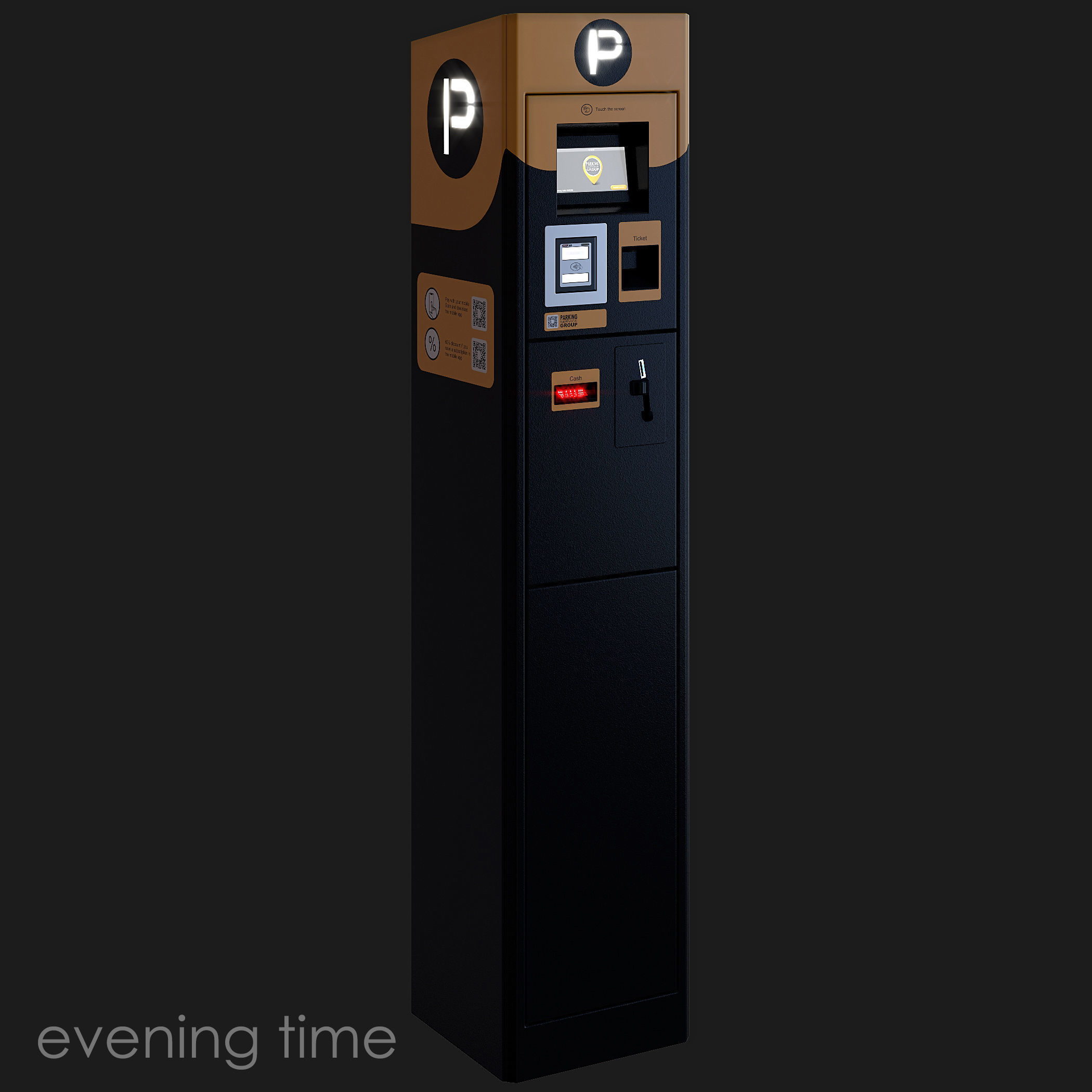 Parking meter 3D model_14