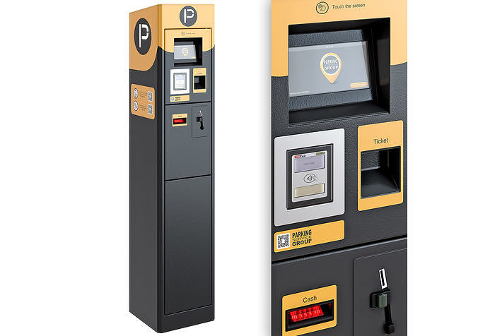 Parking meter 3D model