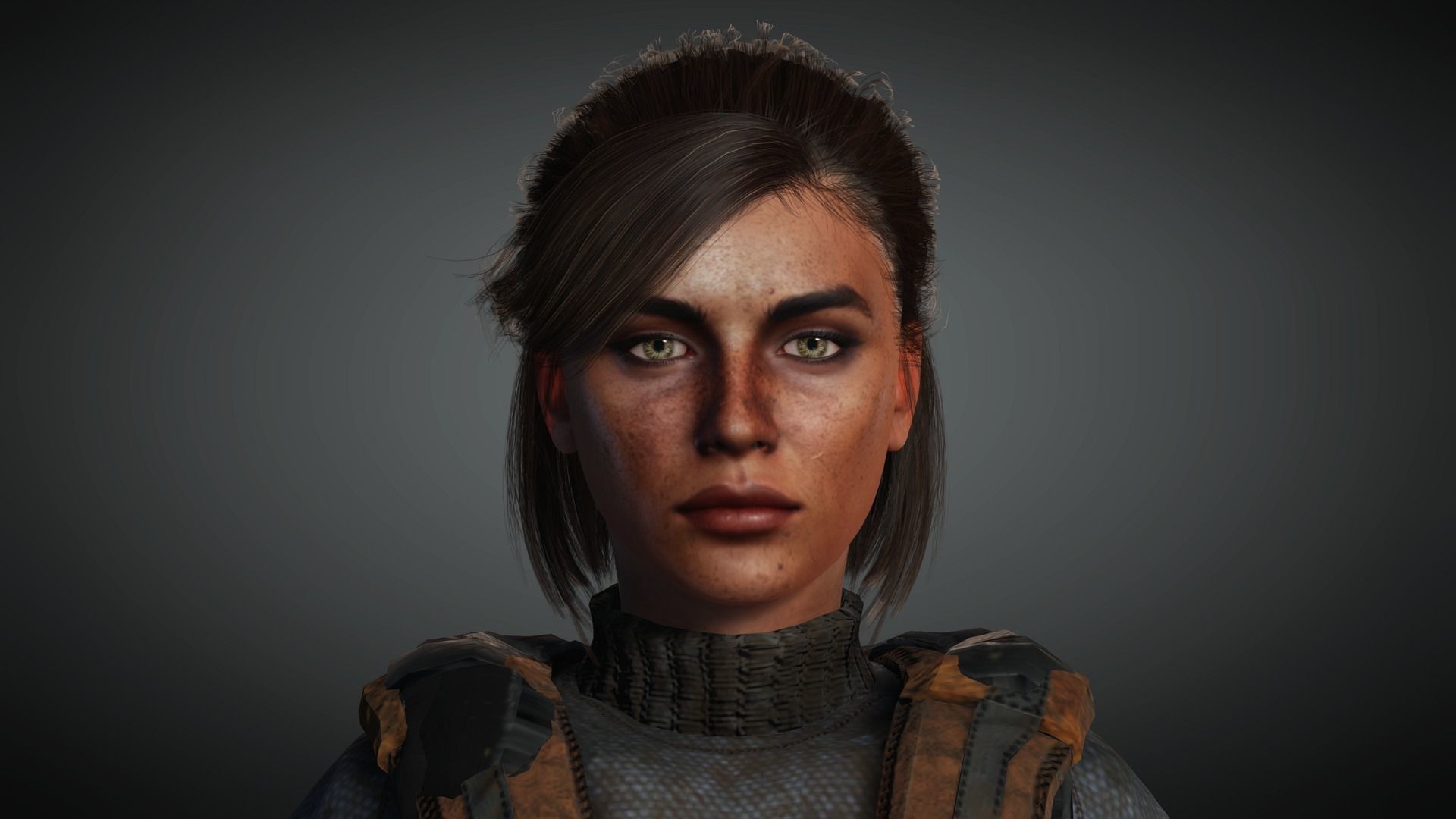 AAA Apocalypse Female Character 03 Low-poly 3D model_18