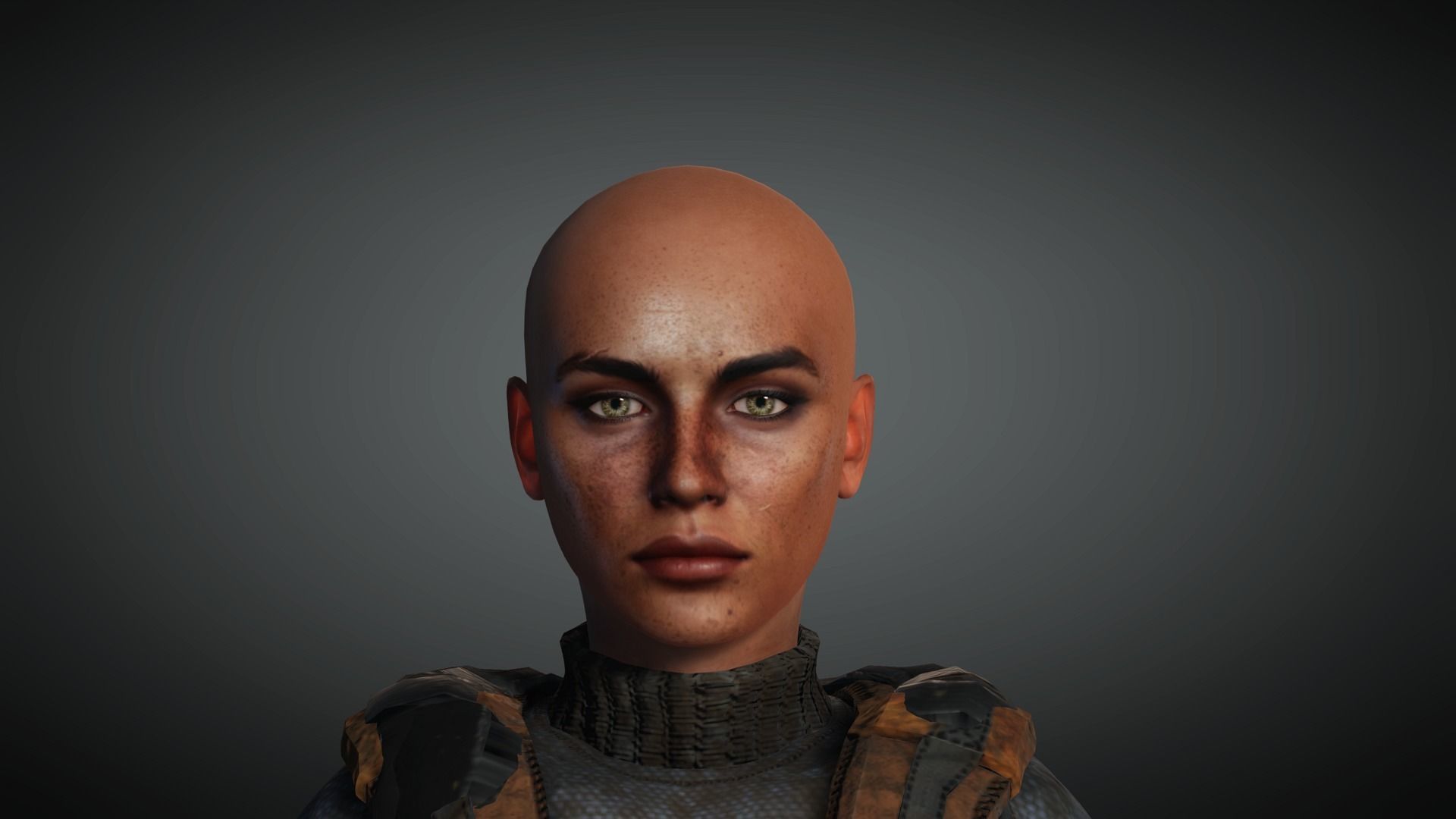 AAA Apocalypse Female Character 03 Low-poly 3D model_22