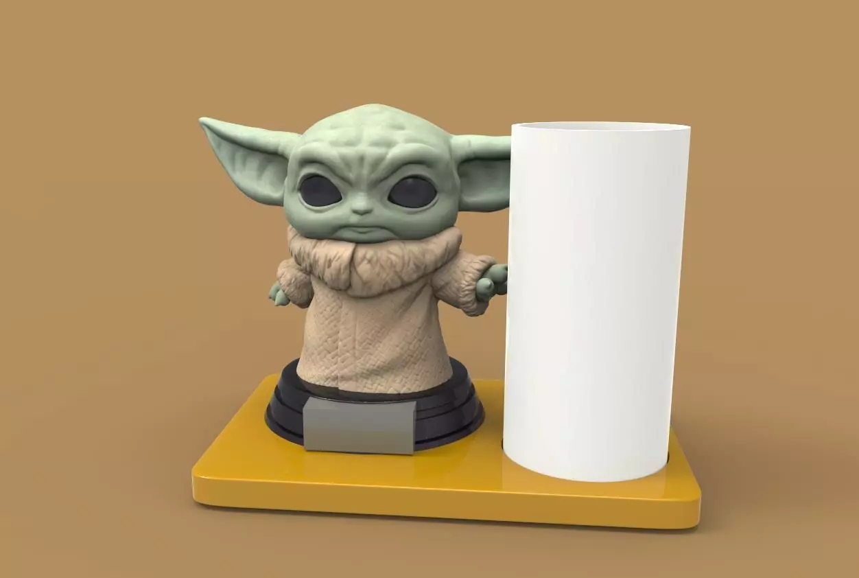 Yoda Pen holder 3D print model