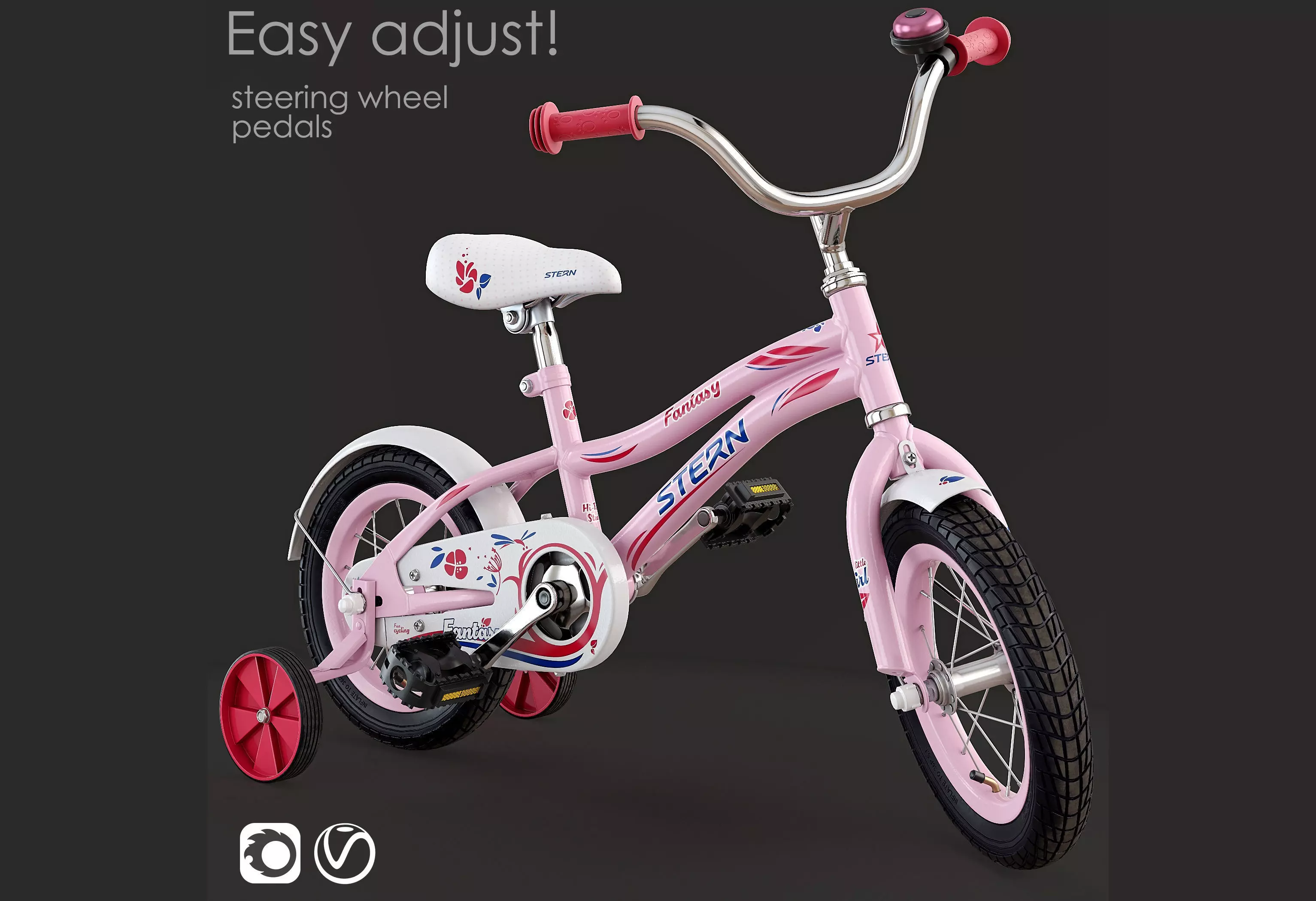 Children bicycle STERN 3D model