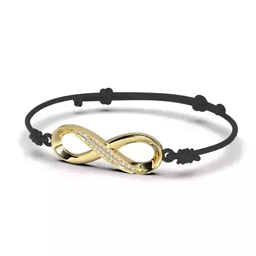 Pendant infinity for bracelet or necklace 3D print model 3D print model
