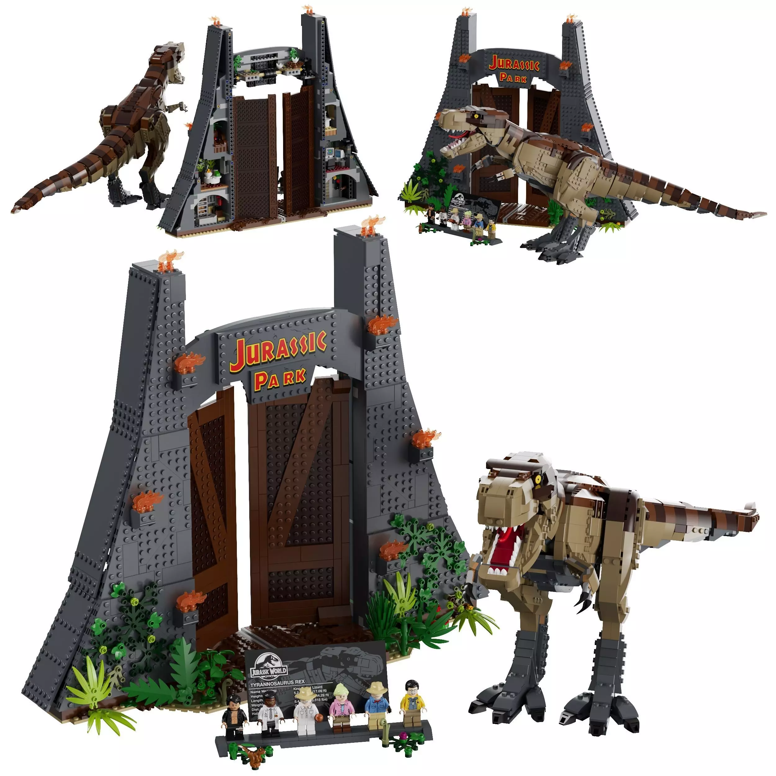 Lego - 75936 Jurassic Park T rex Rampage 3D model_0