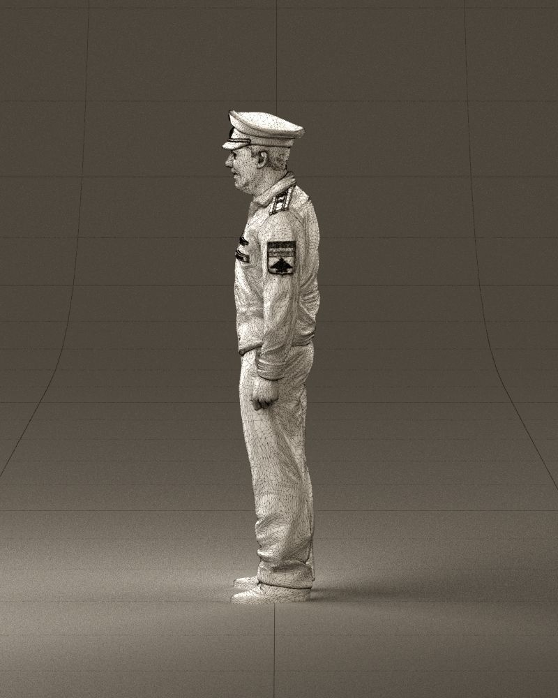 man in russian army blue uniform 1110 3D Print Ready 3D print model_32