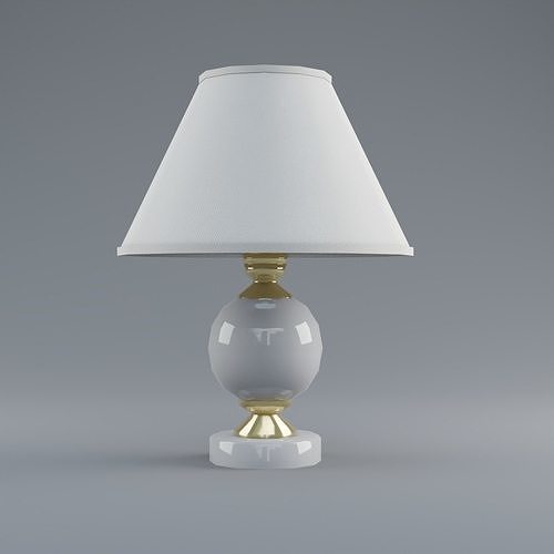 Table Lamp Low-poly 3D model
