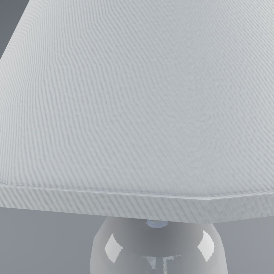 Table Lamp Low-poly 3D model_3