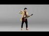 000246 Man with Guitar Realistic Musician Character 0118 3dp 3D print model_1