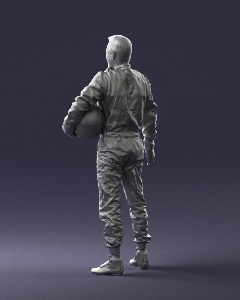 Male rider in the red overall 0276 3D model_22