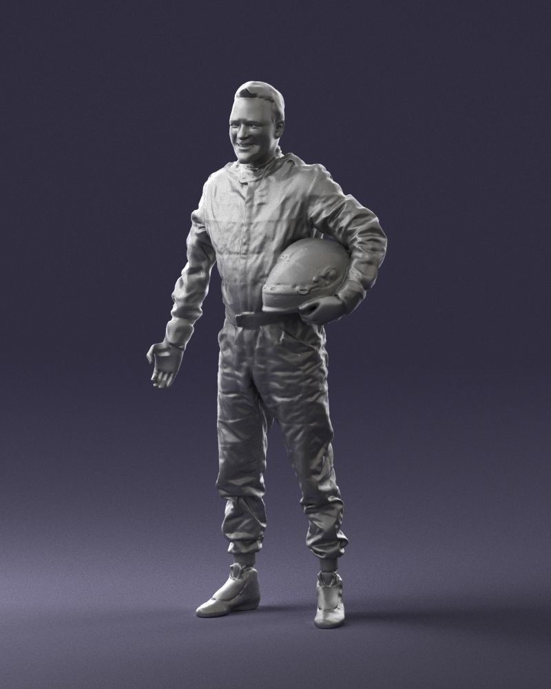 Male rider in the red overall 0276 3D model_31