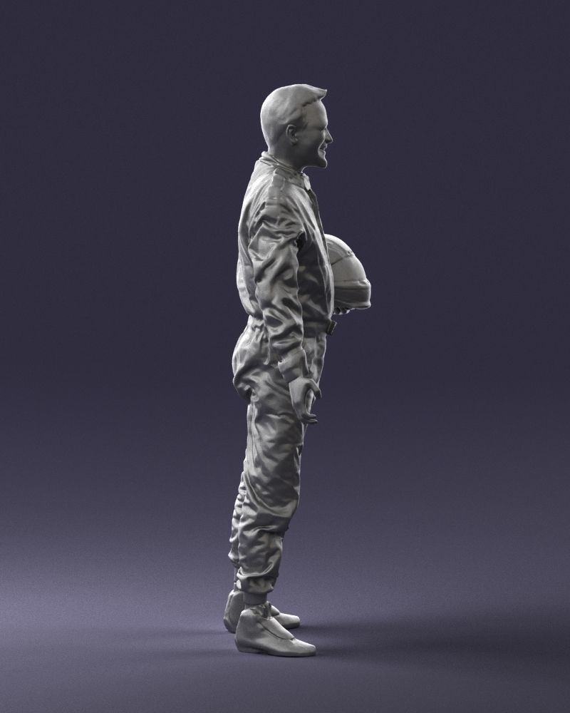 Male rider in the red overall 0276 3D model_13