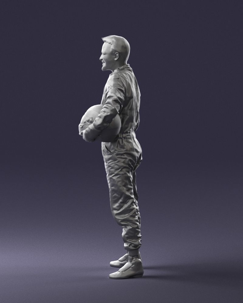 Male rider in the red overall 0276 3D model_25