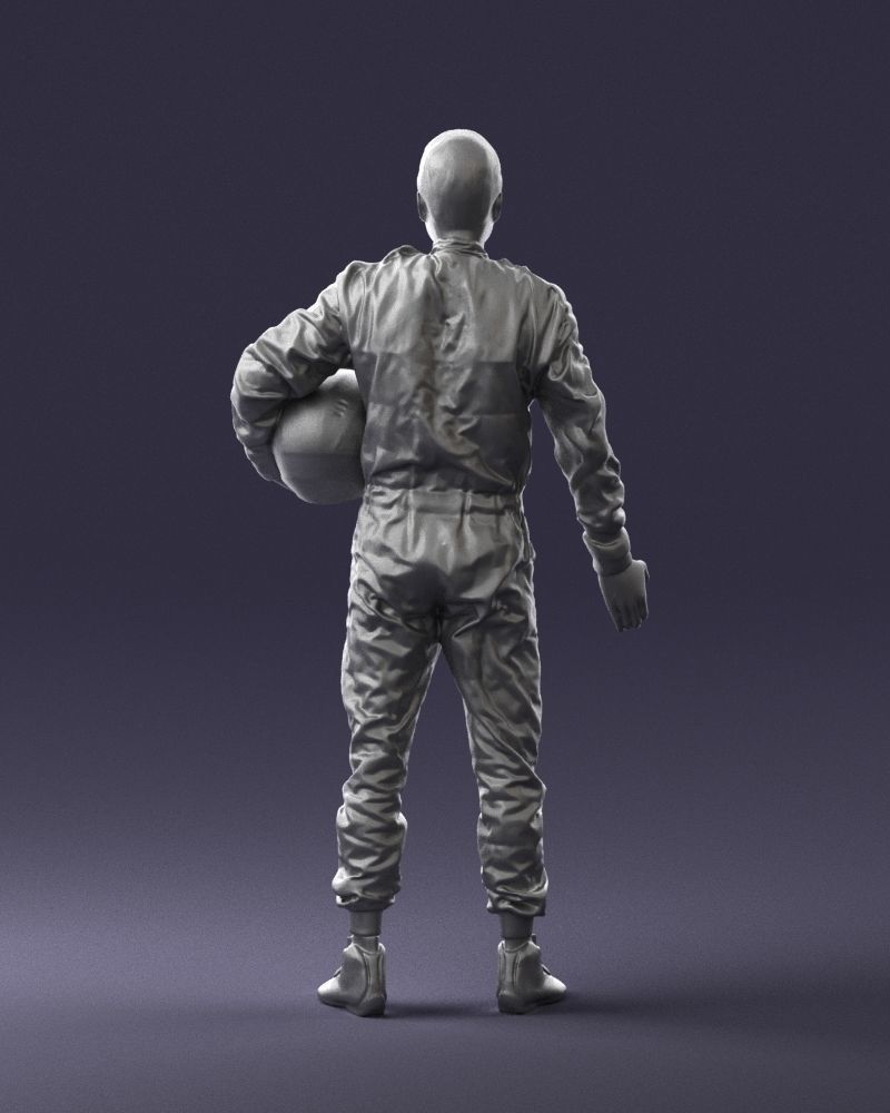 Male rider in the red overall 0276 3D model_19