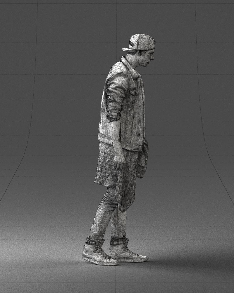 Man in jeans 1053 3D model_14