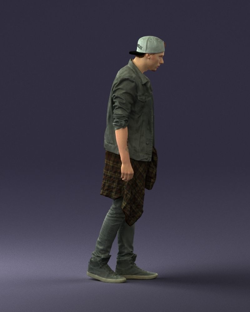 Man in jeans 1053 3D model_12