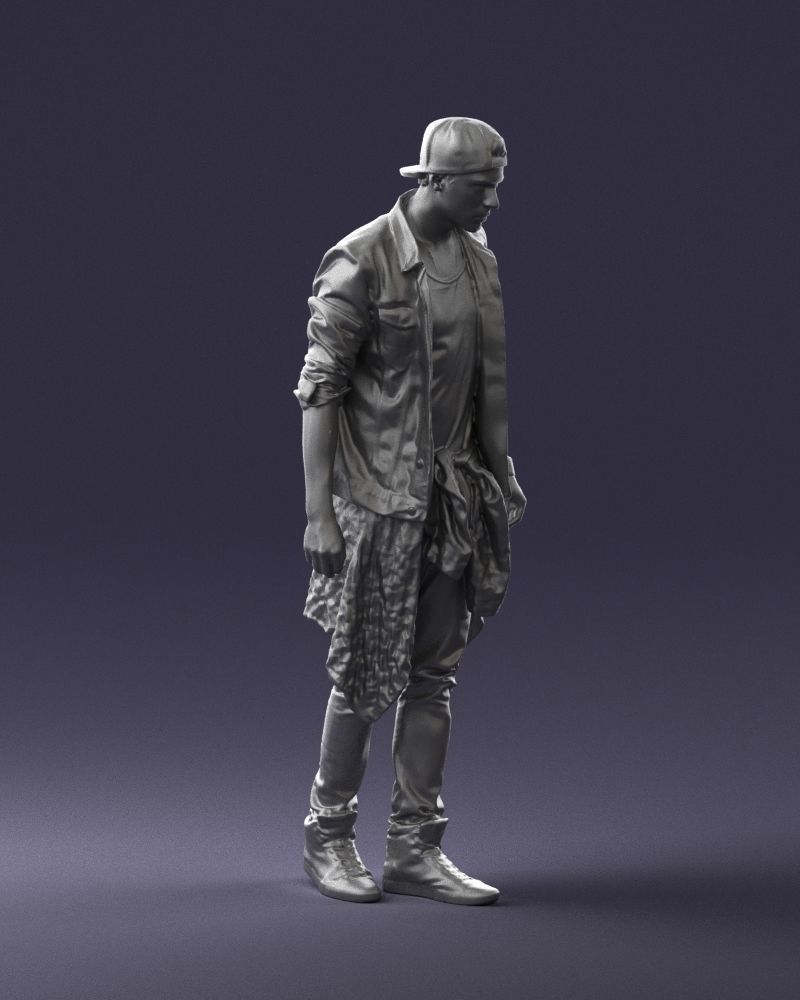 Man in jeans 1053 3D model_10