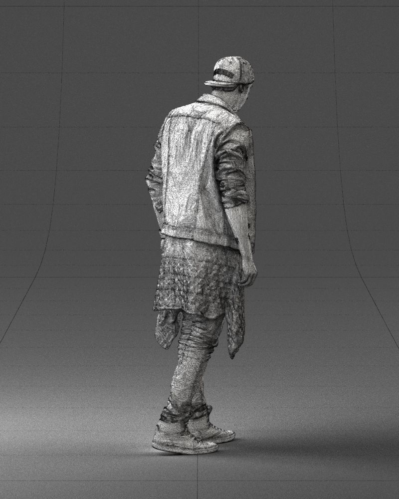 Man in jeans 1053 3D model_17