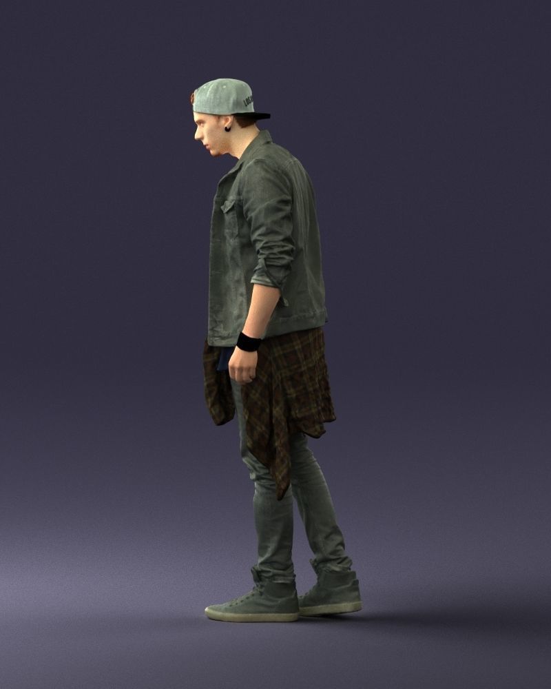 Man in jeans 1053 3D model_24